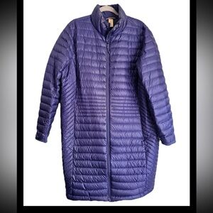 DULUTH TRADING Navy Packable Lightweight  Pertex Quantum Puffer Lg Jacket SZ 1X